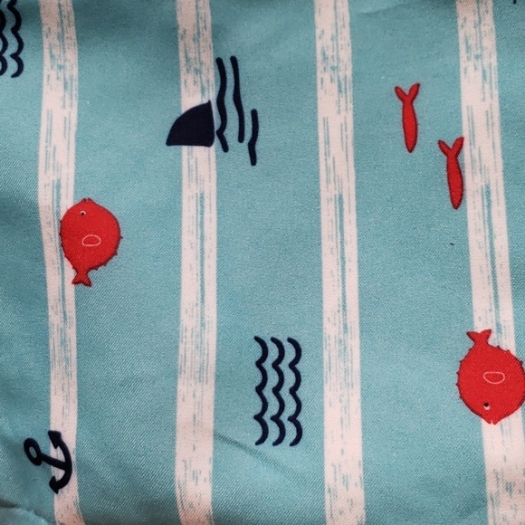 LIZENS UPF 50+ Quick Dry Swim Trunks in an Ocean Theme Size 2-3T - Picture 7 of 9